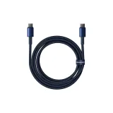 Blue[2m, Dual C-Type Ports]Supported 100W Fast Charging