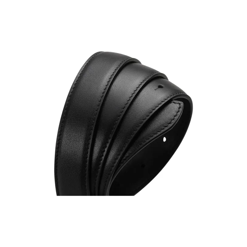 CARLE KELLEN Black, With Denim Leather Belts Women's Width 2.3CM-4