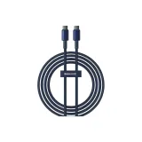 Blue[2m, 1 Pack]Dual USB-C Ports, Supports 100W Fast Charging