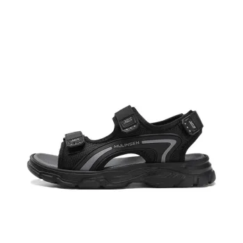 Mulinsen Beach Sandals Men Black/Khaki