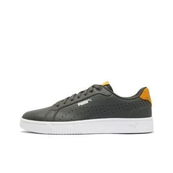 PUMA Grounded Perf Anti Slip Wear Resistant Low Top Casual Shoes Unisex Gray White