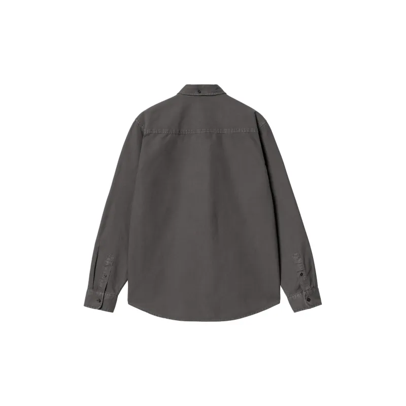 Carhartt WIP Bolton Shirt Men's Graphite-1