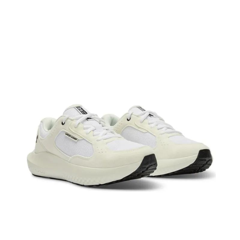 Under Armour Charged Versurge Anti Slip Wear Resistant Low Top Casual Running Shoes Women's Ecru-3