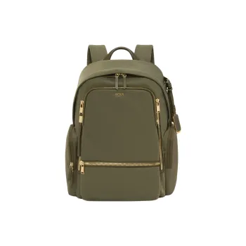 TUMI Voyageur Nylon Backpack Unisex Olive Green