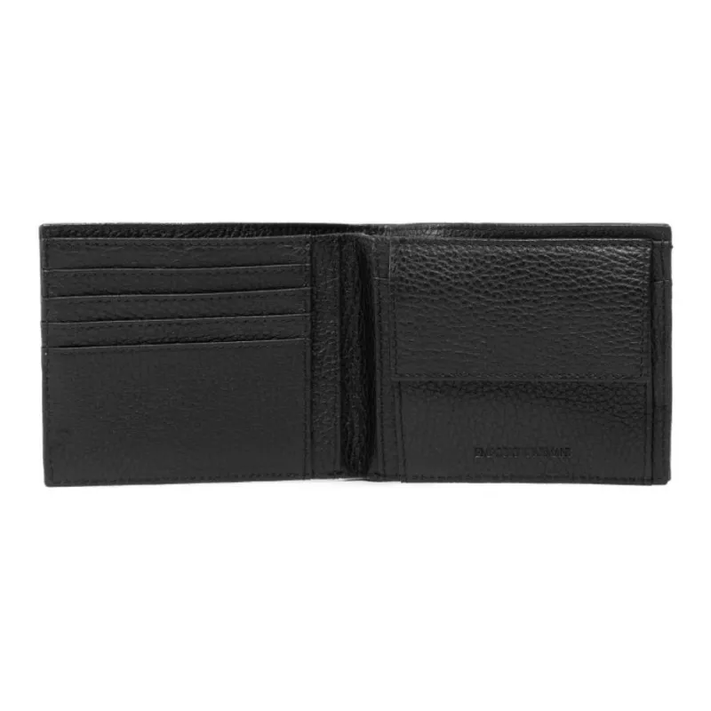 EMPORIO ARMANI Leather Wallet Men's Black-4