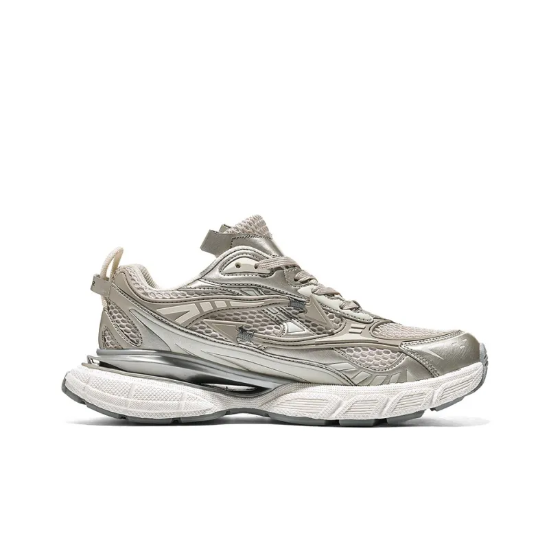 Crow Bear Low Top Running Shoes Unisex Champagne-2