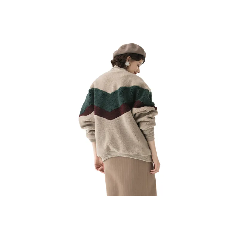 LOUISY AO Velvet feel Coat Women's Camel-1