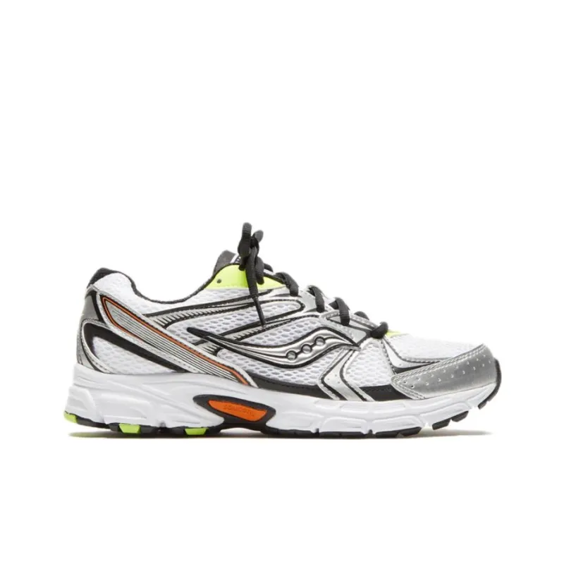 Saucony Grid Ride Millennium White Silver Lime Orange-1