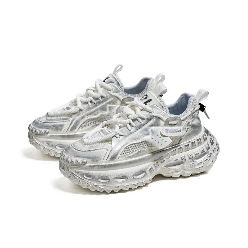 Black tailed Deer Low Top Chunky Sneakers Men's-17
