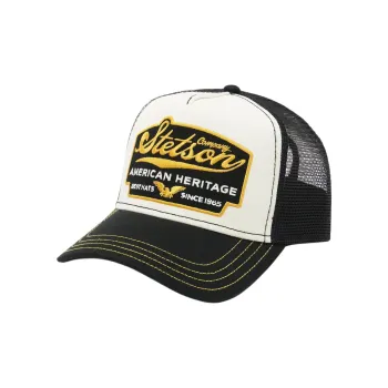 STETSON Cotton Polyester Baseball Caps Unisex Black
