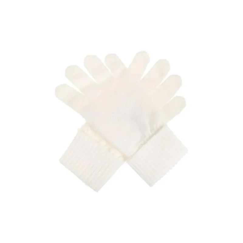 VERSACE Logo-Embroidered Knitted Gloves-0