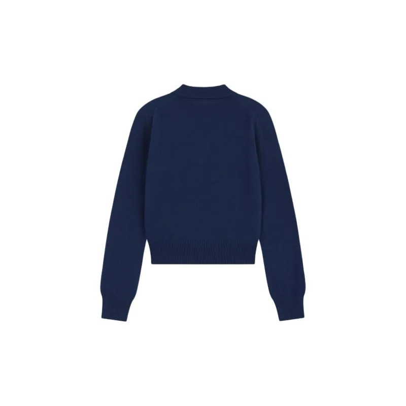 WE11DONE Polo Shirt Women's Navy-1