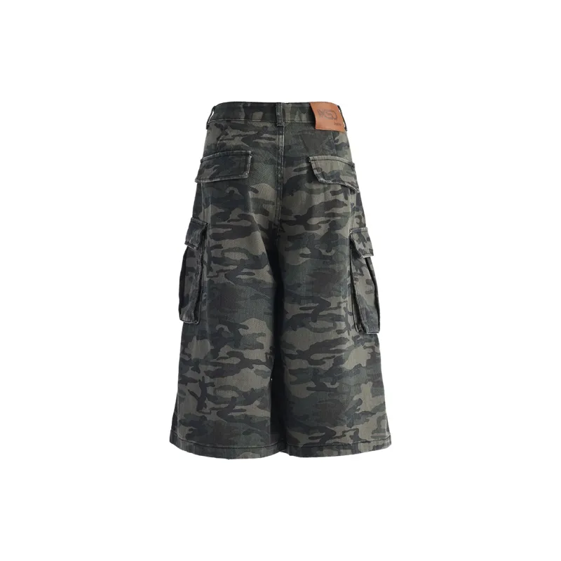 Wen Shan Jeans Women's Camouflage-1