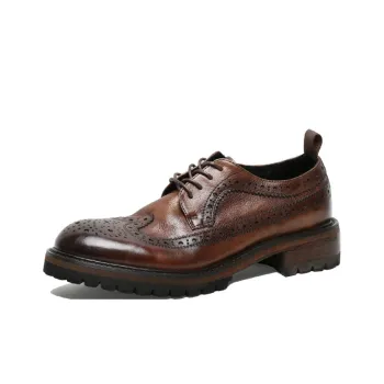SAINTNJORD Men's Casual Shoes Men's Dark Brown