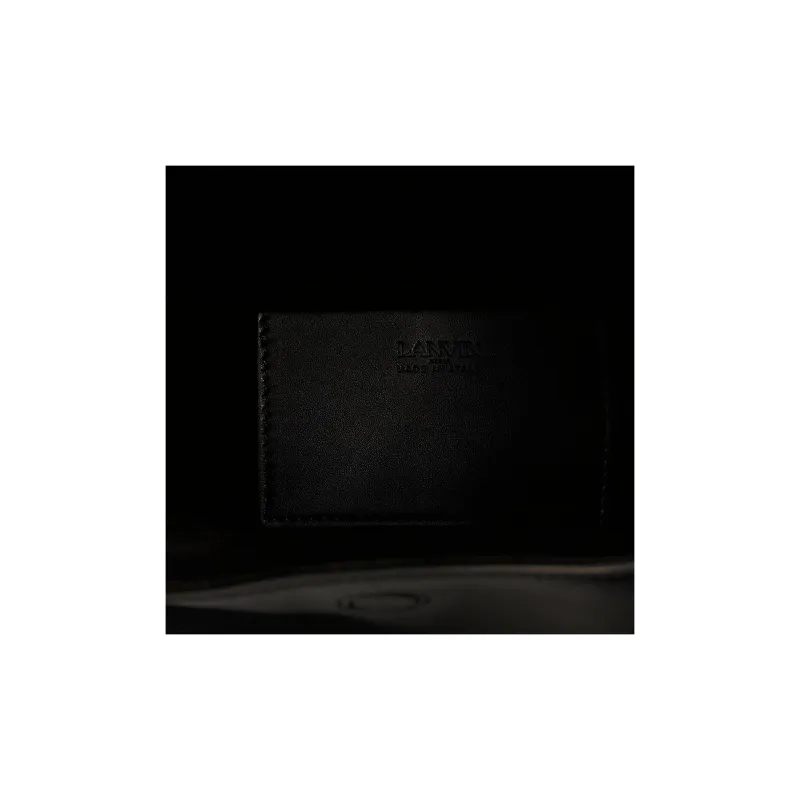 Lanvin Logo Embossed Melodie Hobo Bag-10