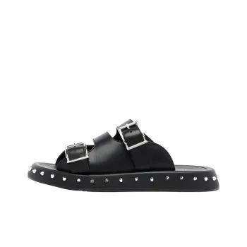 Alexander McQueen Stud Embellished Double Buckled Sandals Women's
