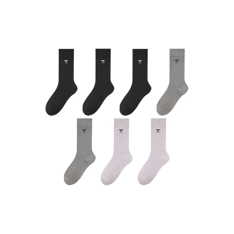 MIIOW Cool One Summer Series Knee High Socks Women's 7 Pack-11