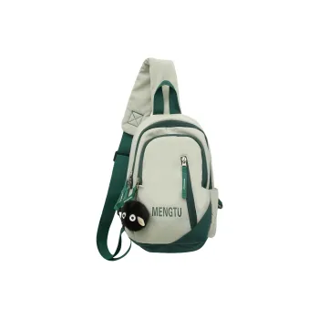 Kaka Tree Nylon Sling Bag, Shoulder Bag, Crossbody Bag Unisex Black/White & Black/White & Gray/Green