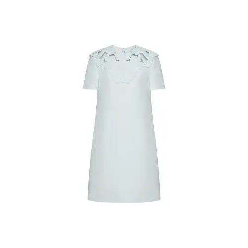 Valentino Short-Sleeved Dresses Women's Azure Blue