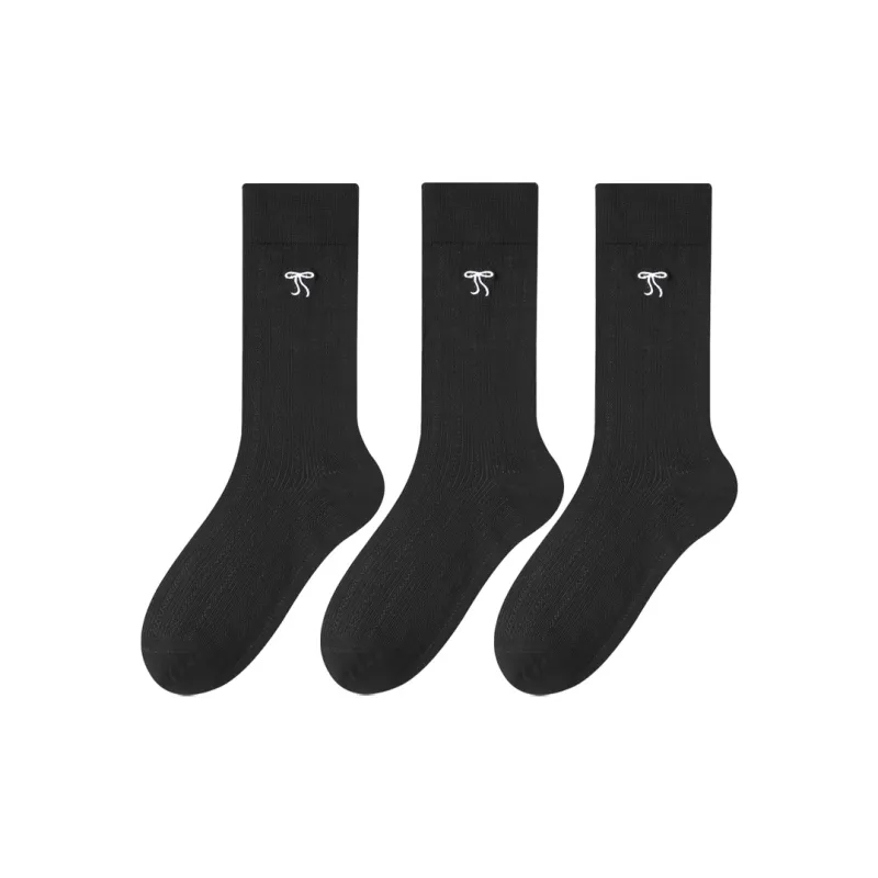 MIIOW Knee High Socks Women's Combo Set-11