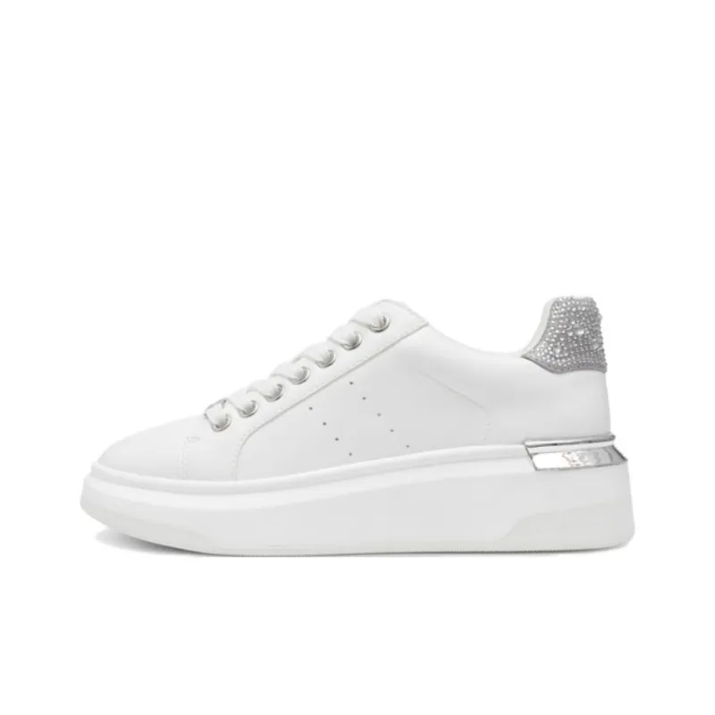 STEVE MADDEN Lightweight And Breathable Low-Top Skateboard Shoes Women's-0