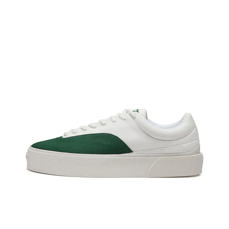 EQLZ EQUALIZER Fault 22LO Wear-Resistant Low-Top Skateboard Shoes Unisex Aurora White Pacific Green-0