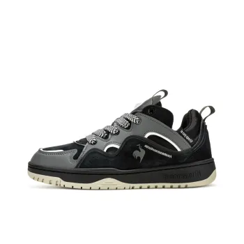 Le Coq Sportif Casual Shoes Unisex Black Gray Color