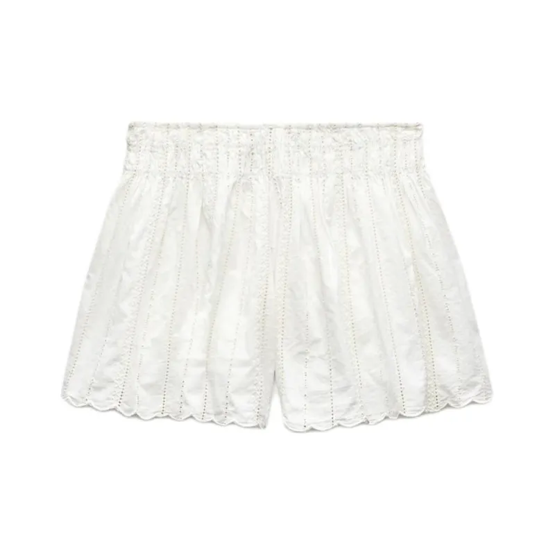 ZARA Casual Shorts Women's White-1