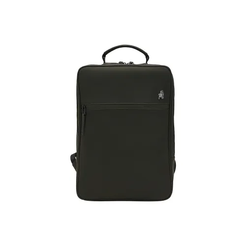 Teenie Weenie Men PU Backpack Medium Size Unisex Green