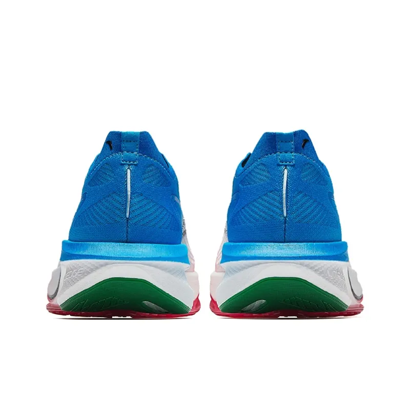 Anta Mach 4 Generation PRO Cushioned Slip-Resistant Low-Top Training Running Shoes Men's White Blue Red-3
