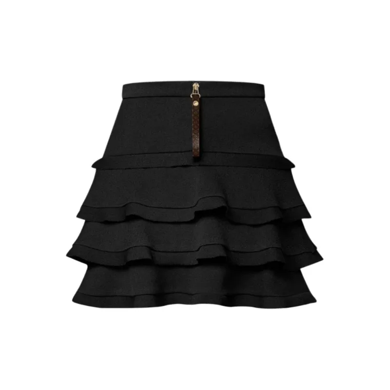LOUIS VUITTON 1AFYYR Ruffle Mini Skirt-1