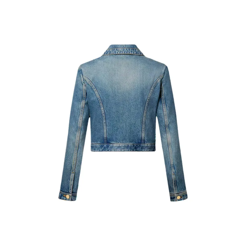 LOUIS VUITTON Lv Circle Tab Denim Jacket-1