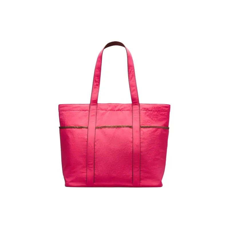 Lululemon Polyester Spandex Tote Bag Shopping Bag Shoulder Bag Handbag Regular Women's Enamel Pink With Bronze-1