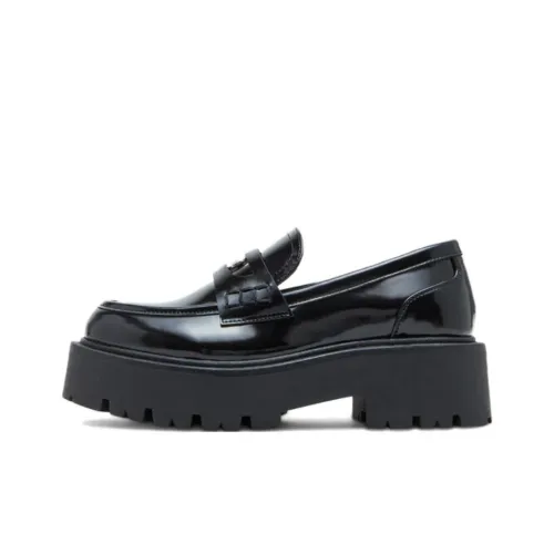 STEVE MADDEN Loafers 5cm Women's Black