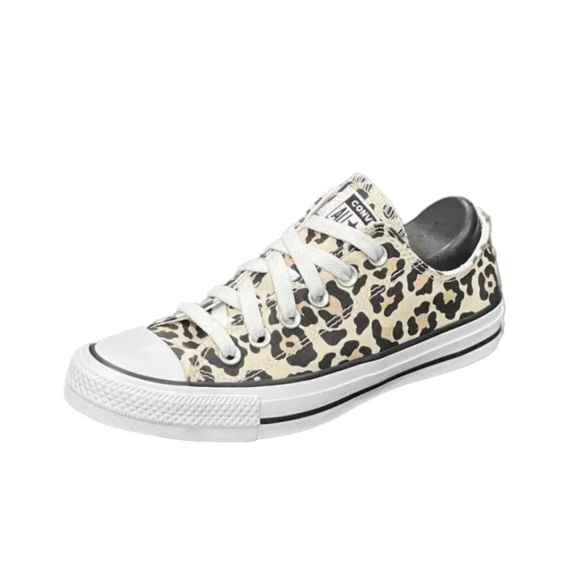 Converse All Star Anti Slip Wear Resistant Low Top Skateboard Shoes Women's Yellow Black-2