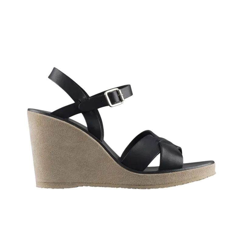 A.P.C Juliette Strap Sandals 10cm Women's Black-1