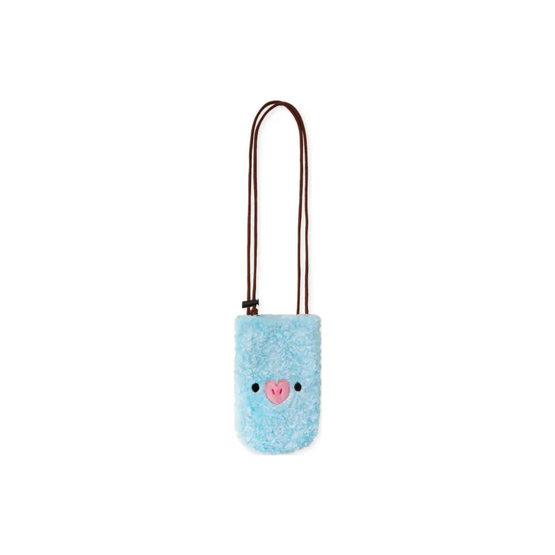 LINE FRIENDS BT21 Polyester Cell Phone Pouch, Shoulder Bag, Crossbody Bag Women's Blue-0