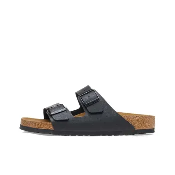 Birkenstock Arizona Abrasion Resistant Slide Slippers Unisex Black Narrow Fit