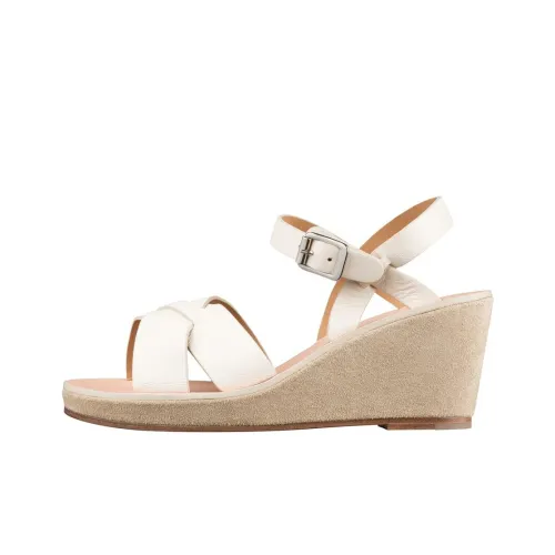 A.P.C Judith Strap Sandals Women's White