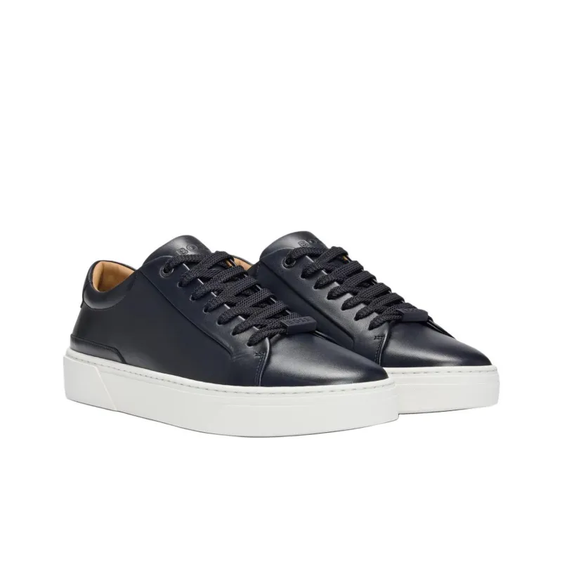 HUGO BOSS Low Top Skateboard Shoes Men's Black-2
