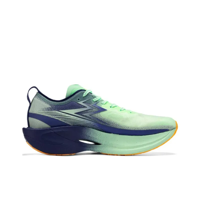 361° Cushioning Breathable Low Top Running Shoes Men's Green Blue-1