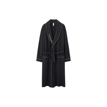 MADALLO Pajama Robe Men's Dark Gray