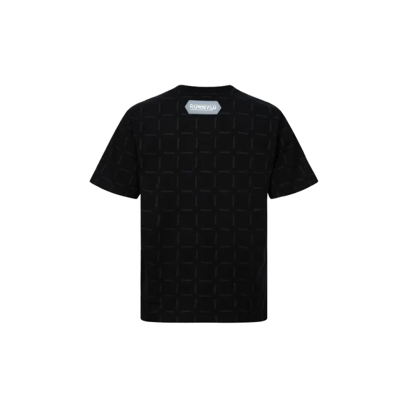 EVISU T Shirts Men Black All Over Print-1