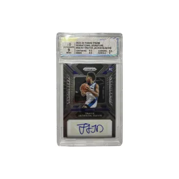 PANINI Trayce Jackson-Davis PRIZM Public Museum Signature 10/10 Card Condition 9/10 Graded Cards 1 Pc