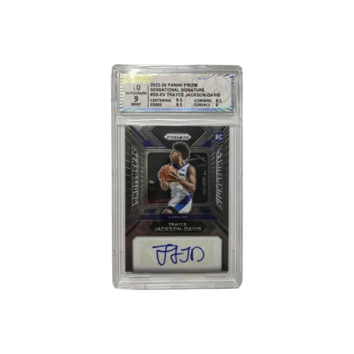 PANINI Trayce Jackson-Davis PRIZM Public Museum Signature 10/10 Card Condition 9/10 Graded Cards 1 Pc