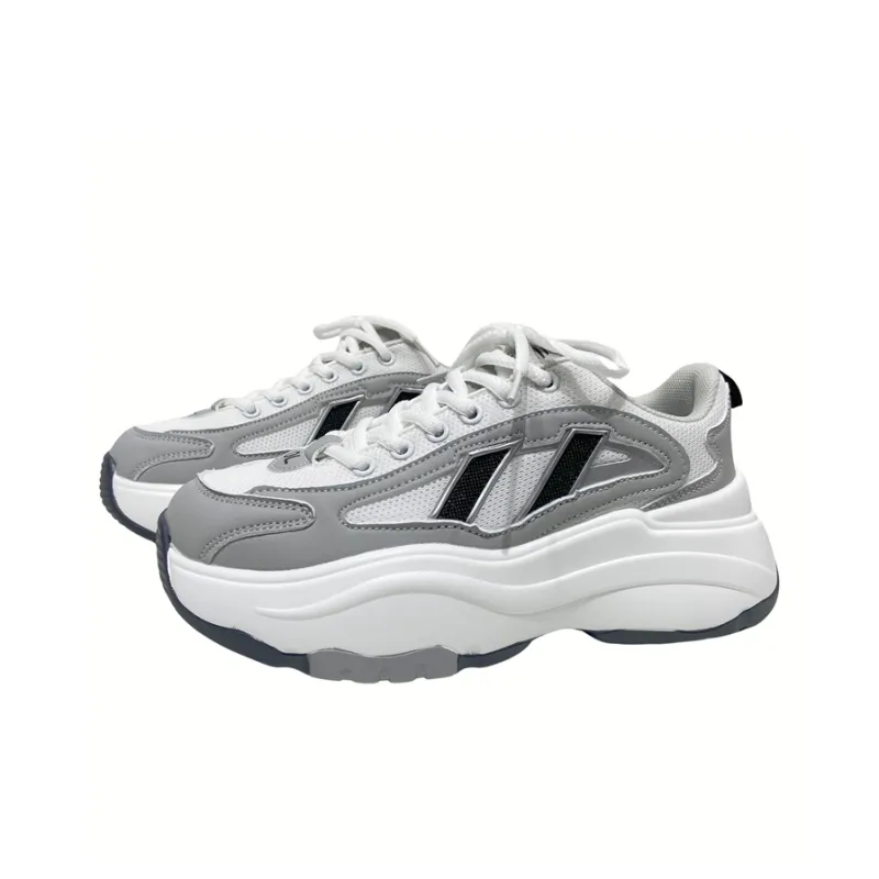 MQGAll Anti Slip And Wear Resistant Height Increasing Low Top Chunky Sneakers Unisex-1