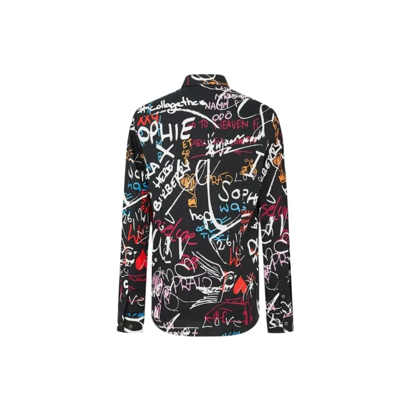 DEGAIA Shirts Men Black-1