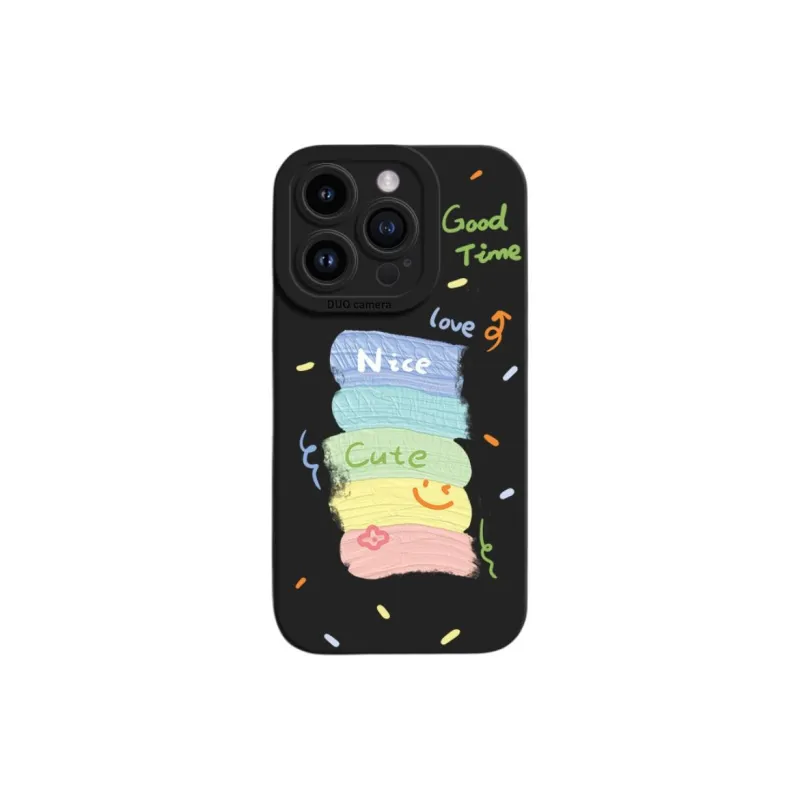 Mivana Silicone Material Small And Clear Phone Cases Compatible With Apple 11 Pro Max Girlish-5
