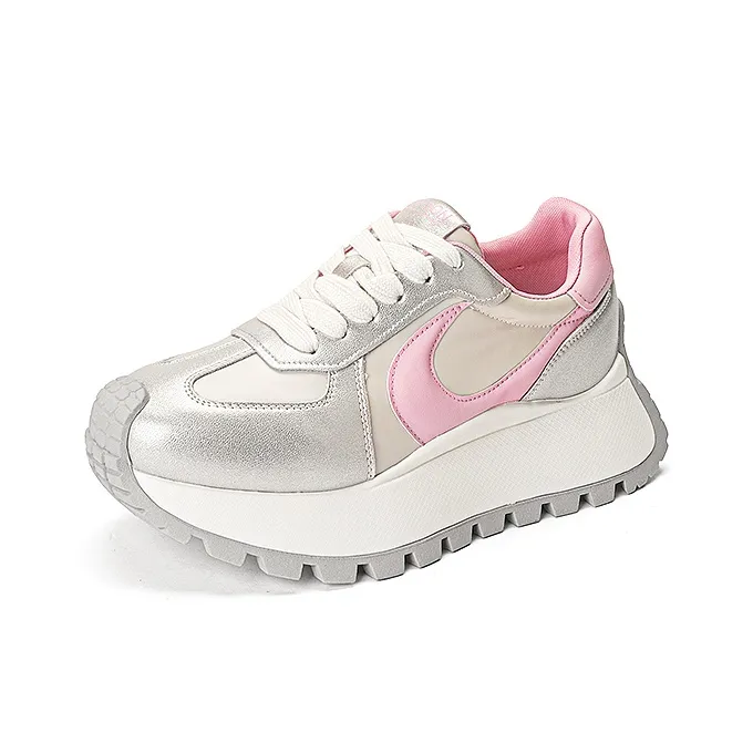 HARSON Anti Slip And Wear Resistant Height Increasing Low Top Casual Shoes Women's-13