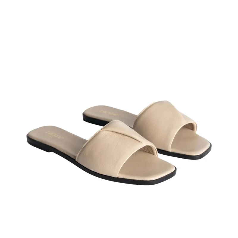 Elleme Slide Slippers Women's Cream-2